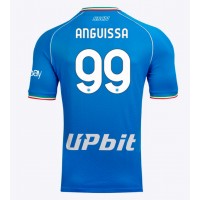 SSC Napoli Frank Anguissa #99 Hjemmedrakt 2023-24 Kortermet